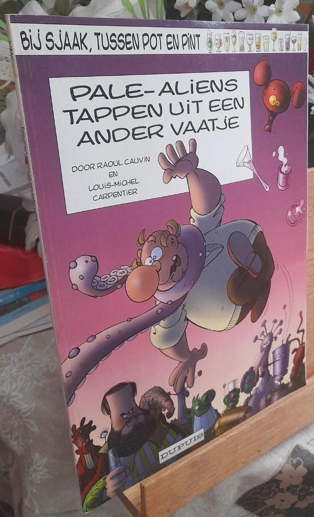 Bij sjaak tussen pot en pint deel 12  1ste en enige druk 20, Eén stripboek, Ophalen of Verzenden, Zo goed als nieuw, Cauvin carpentier