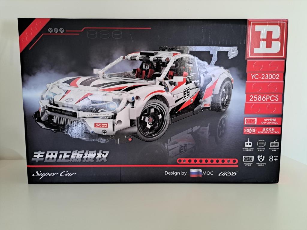 Toyota supra GT 86 1:8 bouwstenen, Hobby en Vrije tijd, Overige merken, Auto, Groter dan 1:32, Nieuw
