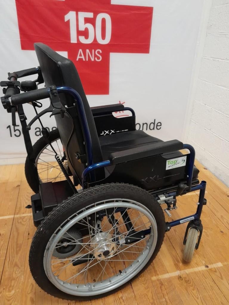 Fauteuil roulant Vermeiren Eclips XXL – très bon état, Diversen, Ophalen, Zo goed als nieuw