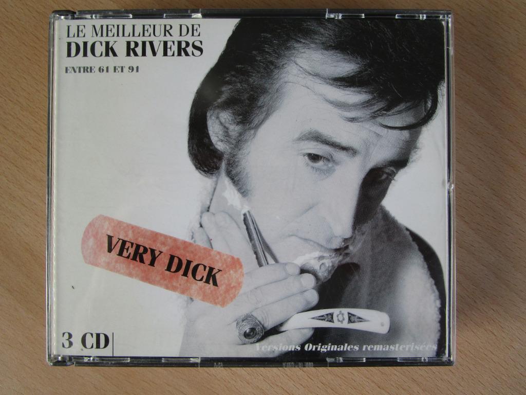 DICK RIVERS = VERY DICK - LE MEILLEUR DE...3 VERZAMEL CD'S, CD & DVD, Enlèvement ou Envoi, Comme neuf