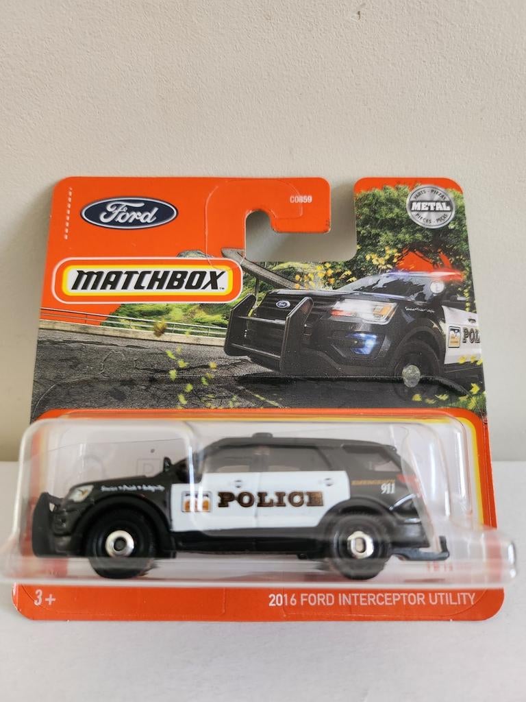 Matchbox Ford Interceptor Utility '16 (2021) Police, Enlèvement ou Envoi, Neuf