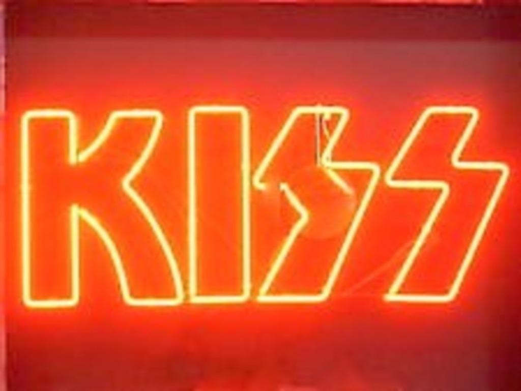 Kiss neon licht reclame en veel andere retro decoratie neons, Collections, Marques & Objets publicitaires, Neuf, Table lumineuse ou lampe (néon)