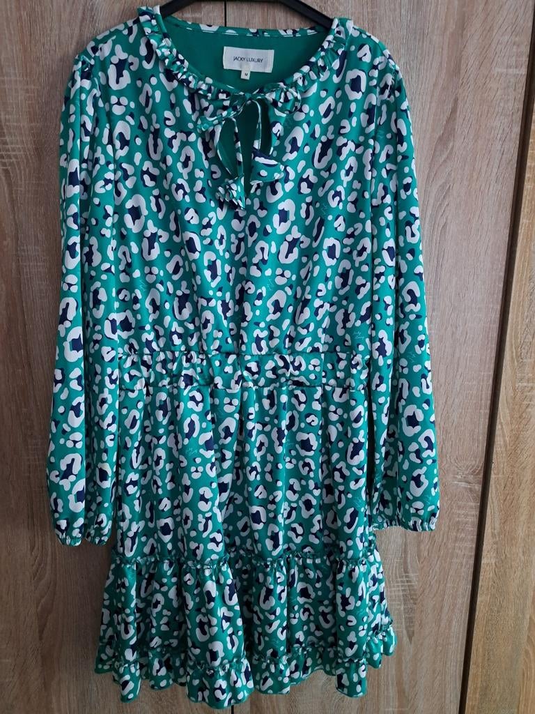 Robe d'été colorée verte de Jacky Luxury, Taille 38/40 (M), Enlèvement ou Envoi, Comme neuf, Jacky Luxury