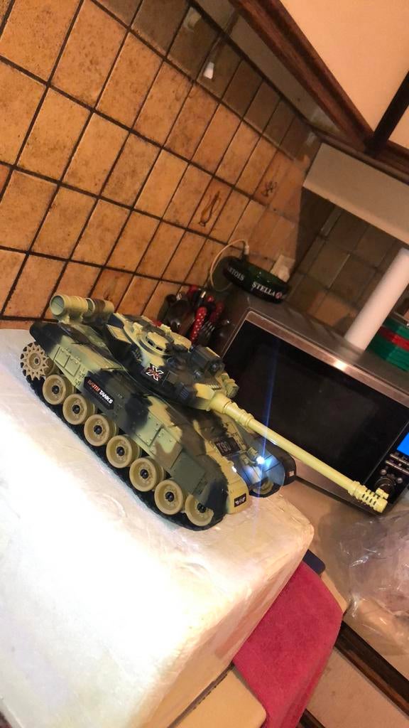 RC Leger Tank FULL RTR Nagelnieuw, Hobby en Vrije tijd, Elektro, Auto offroad, Nieuw, Ophalen of Verzenden