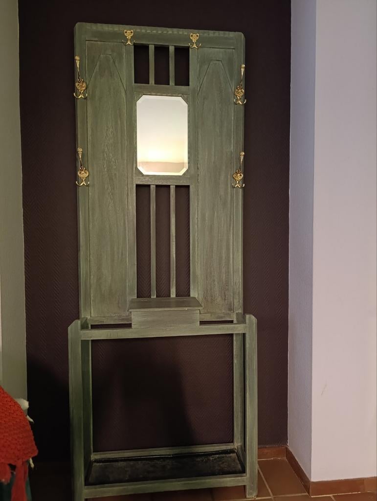 Porte-manteau mural vintage en chêne, Maison & Meubles, Accessoires pour la Maison | Portemanteaux, Enlèvement, Utilisé, Portemanteau mural