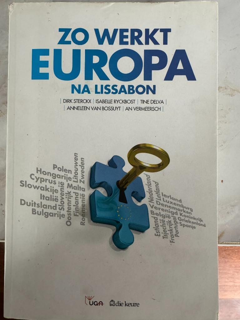 Zo werkt Europa na Lissabon - Dirk Sterckx, Tine Delva, Ophalen of Verzenden, Gelezen, Politiek en Staatkunde