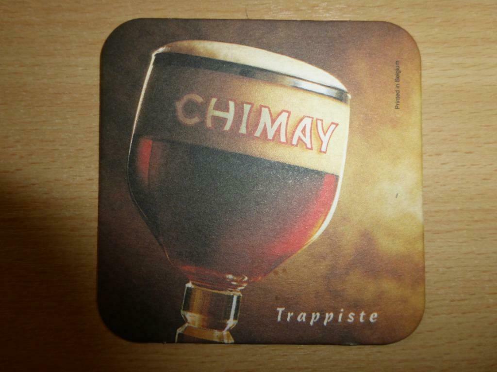 bierviltje Chimay, Verzamelen, Ophalen of Verzenden, Gebruikt, Viltje(s)