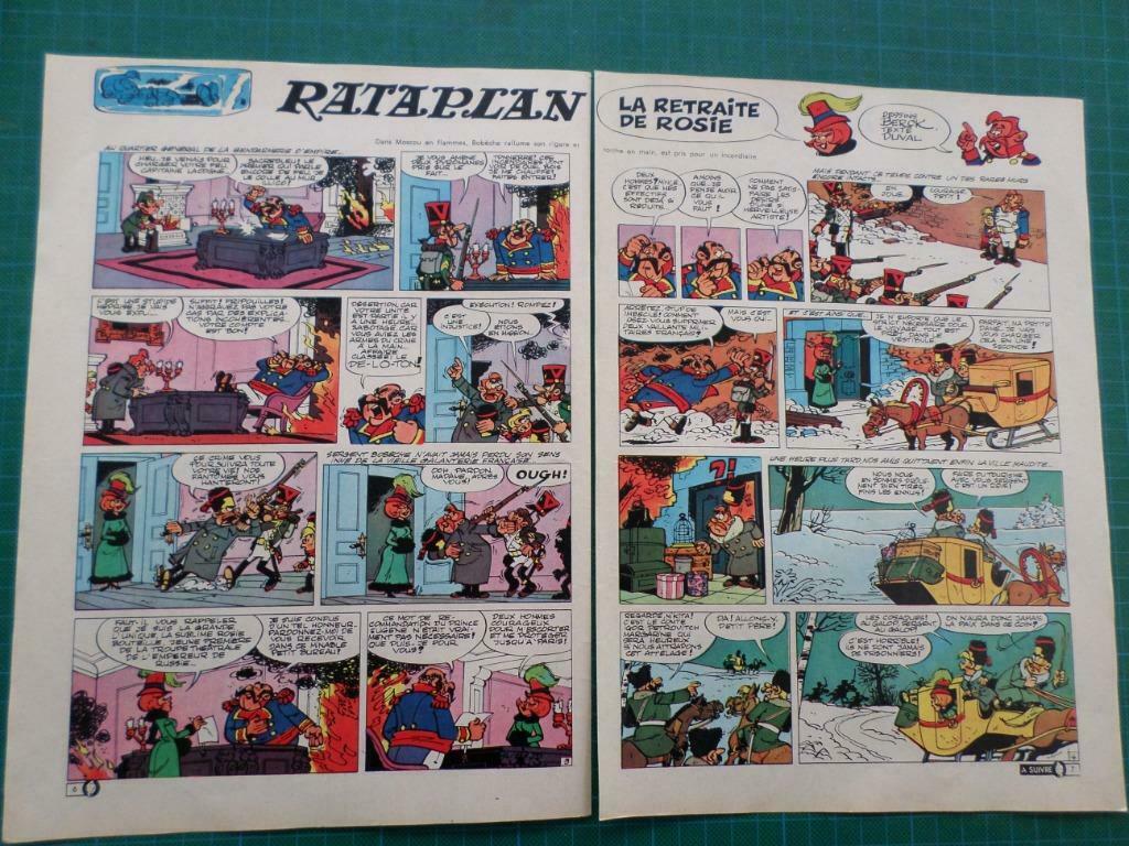 Rataplan - bandeau titre  la retraite de rosie - 1966, Enlèvement ou Envoi, Autres personnages, Utilisé, Autres types