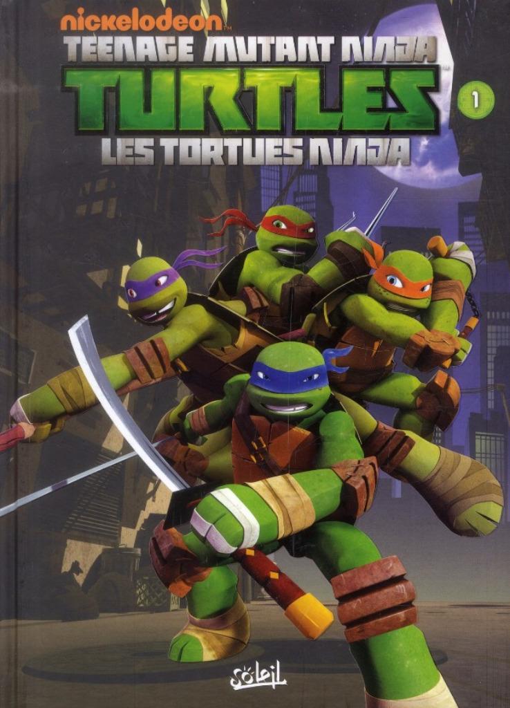 Les tortues Ninja Teenage mutant Ninja turtles avec stickers, Une BD, Enlèvement ou Envoi, Utilisé