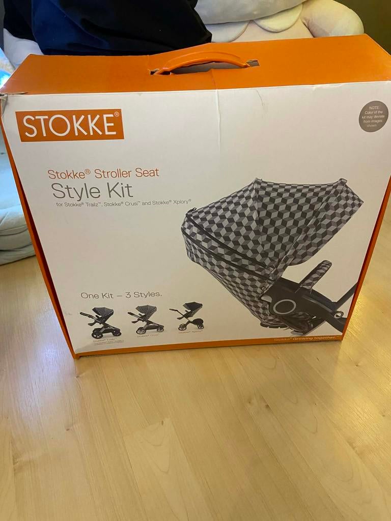 Kit de style de siège de poussette Stokke — comme neuf, Enfants & Bébés, Poussettes & Combinaisons, Comme neuf, Autres marques