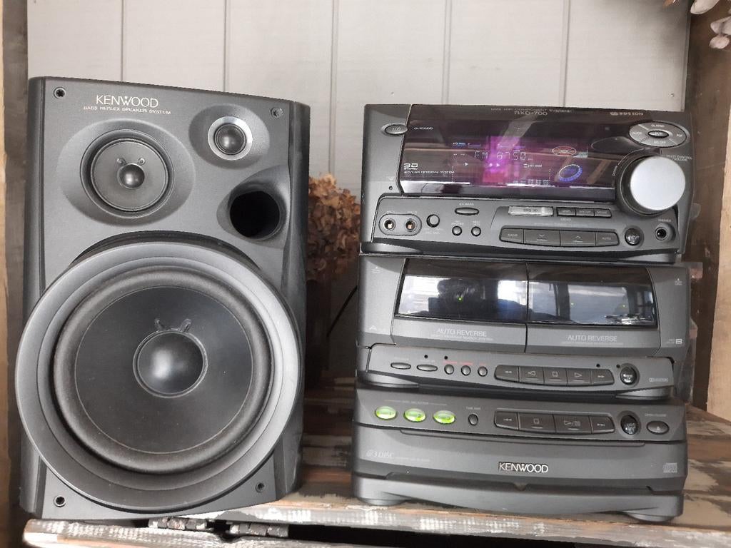 Vintage Kenwood RXD-700 mini hifi componenten systeem, Audio, Tv en Foto, Stereoketens, Ophalen of Verzenden, Cassettedeck