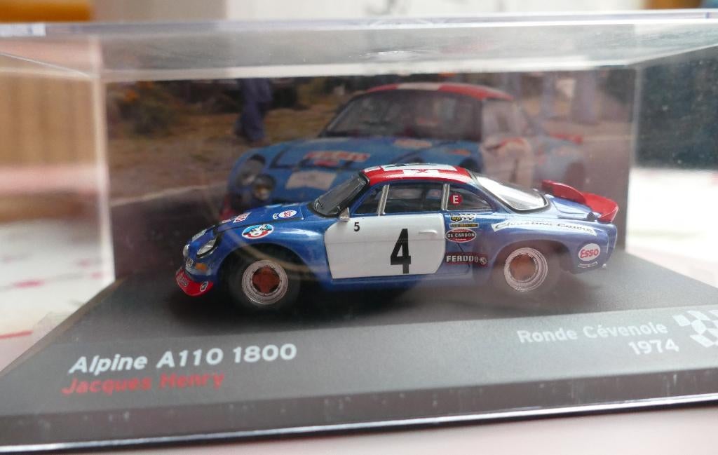 Renault Alpine A110 1800 Ronde Cévenole 1974 1/43, Ophalen of Verzenden, Zo goed als nieuw, Auto, Overige merken