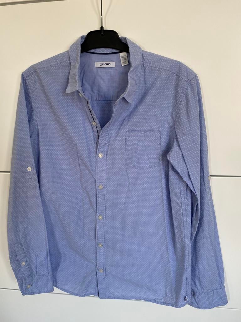 Chemise bleue garçon Okaïdi – 164 cm (14 ans), Garçon, Enlèvement, Utilisé, Okaidi