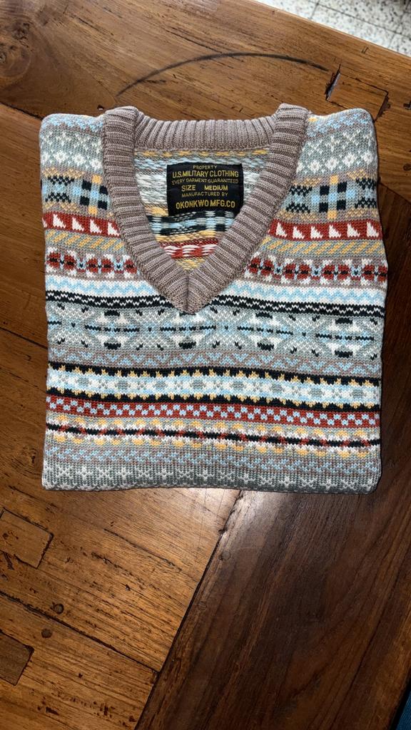 Debardeur / Spencer fair isle nieuw unisex, Enlèvement ou Envoi, Neuf, Taille 48/50 (M)