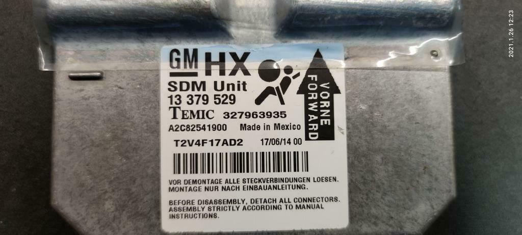 opel corsa D airbag crash data recetten, Ophalen of Verzenden, Gebruikt, Opel