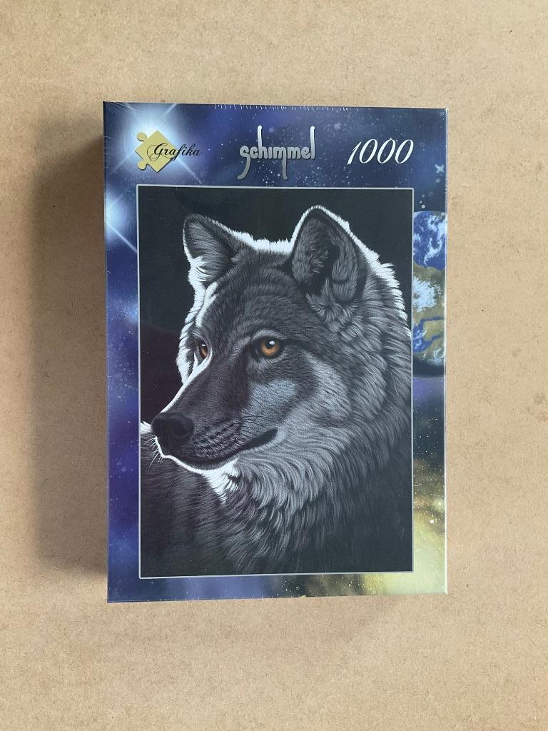 Puzzel wolf, 1000 stukjes, Hobby en Vrije tijd, Ophalen of Verzenden, 500 t/m 1500 stukjes, Nieuw, Legpuzzel