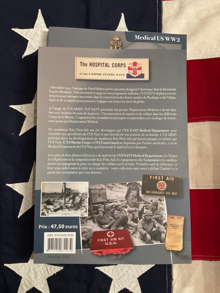 Les First aid kits WW2 de L’U Navy, Collections, Enlèvement ou Envoi, Livre ou Revue