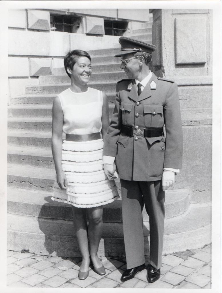 Huwelijksfoto jaren 1960, Ophalen of Verzenden
