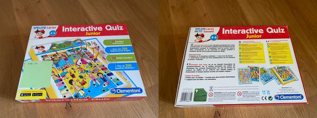 Interactieve quiz voor junioren, Ophalen, Zo goed als nieuw
