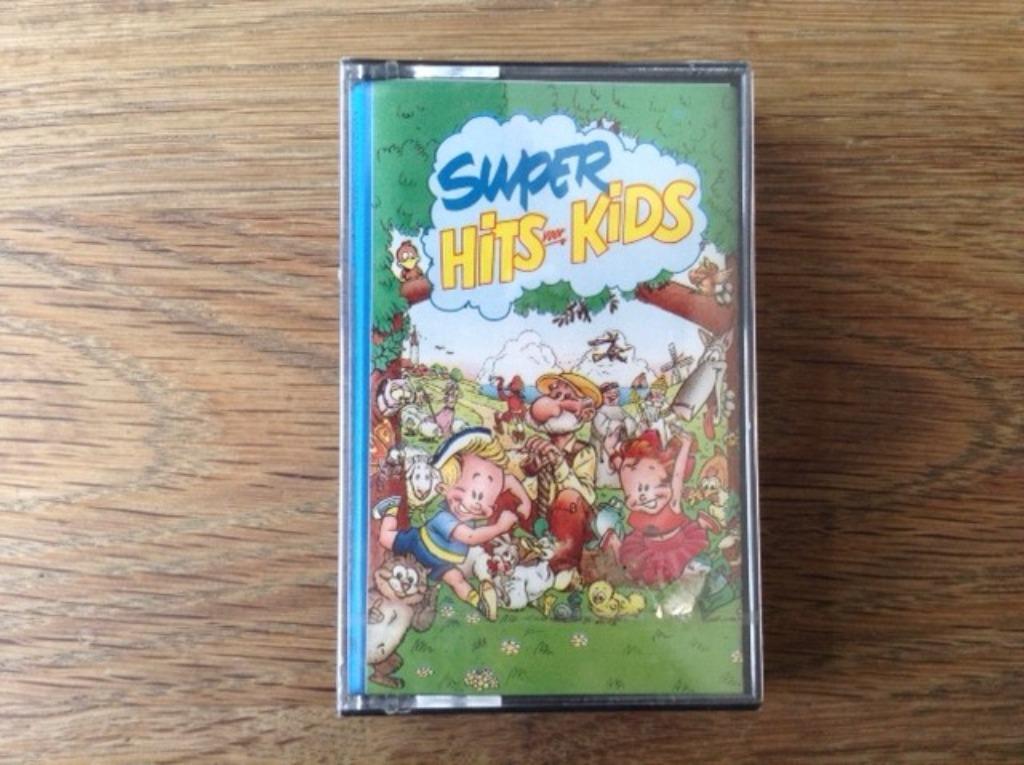 muziekcassette super hits voor kids, Cd's en Dvd's, 1 bandje, Ophalen of Verzenden, Origineel, Nieuw in verpakking