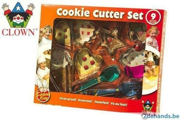 Set 9 Uitsteekvormpjes voor deeg 9.99€ NU 3.99€! Nieuw & Ovp, Neuf