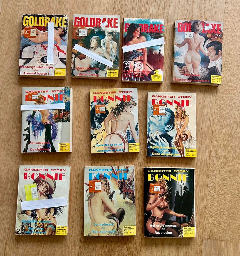 Lot Goldrake en Bonnie stripboekjes, Ophalen of Verzenden, Gelezen