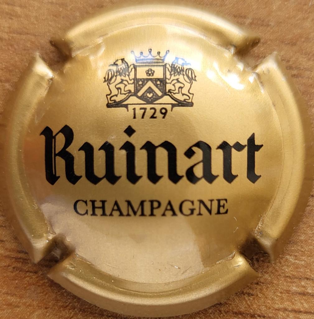 Capsule Champagne RUINART or bronze & noir nr.62, Enlèvement ou Envoi, Neuf, France, Champagne