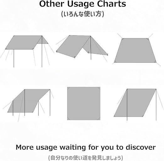 Bâche de tente de camping | LIVRAISON GRATUITE, Neuf, AZARXIS, -, -