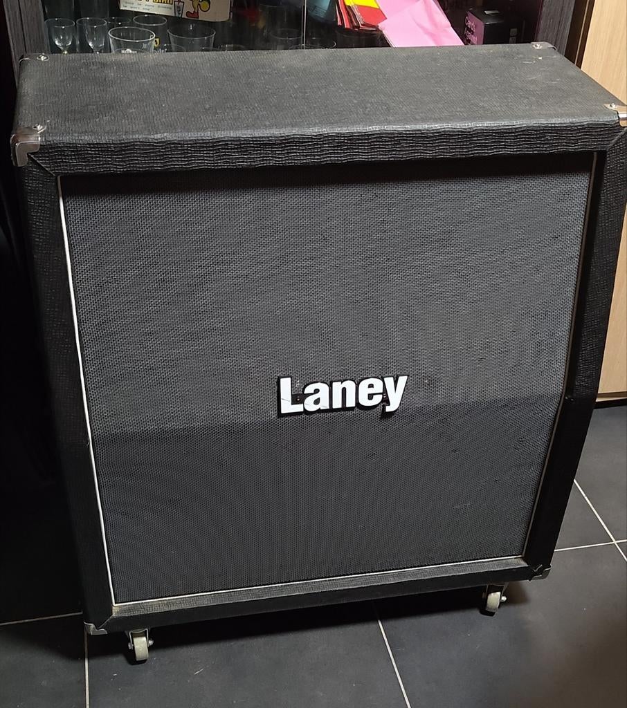 Cabine Laney 4x12 (à vendre ou à échanger), Enlèvement, Utilisé, Guitare, 100 watts ou plus