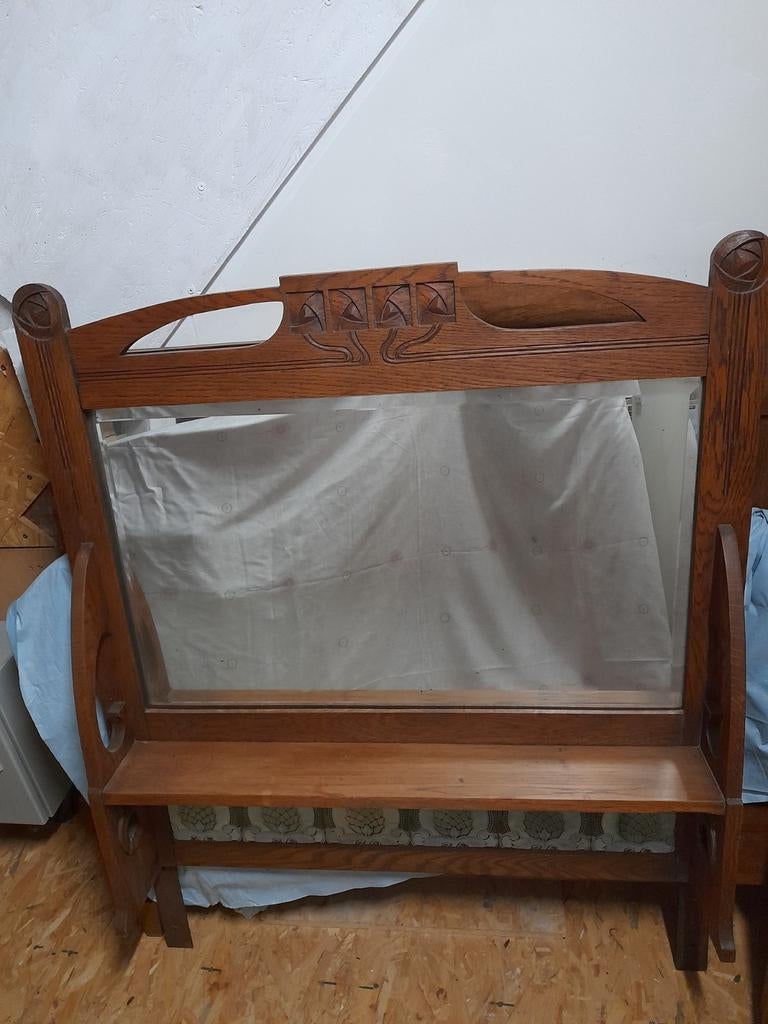 Antieke spiegel, Ophalen, 100 tot 150 cm, 100 tot 150 cm