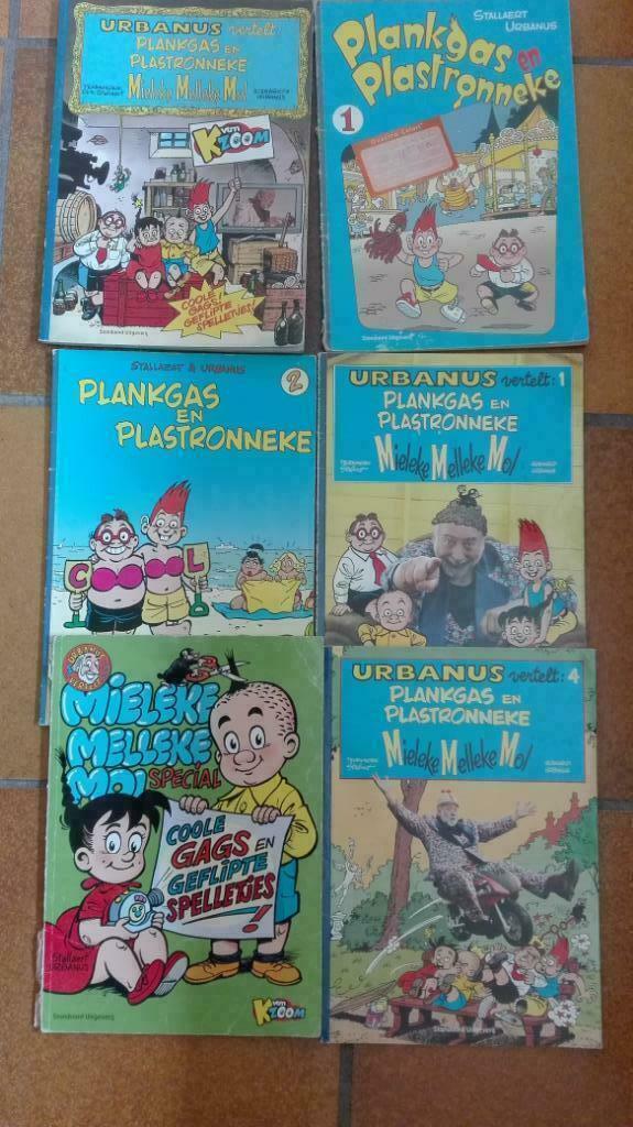 nr51)6 strips van Plankgas & plastronneke, Boeken, Stripverhalen, Meerdere stripboeken, Ophalen of Verzenden, Gelezen