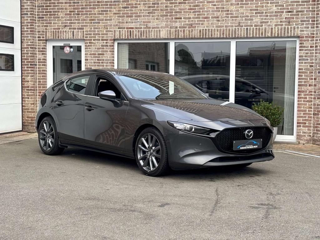 Mazda 3 2.0 M-HYBRID / Automaat / 58000km / 12m wb, Argent ou Gris, Euro 6, Entreprise, Entretenue par le concessionnaire