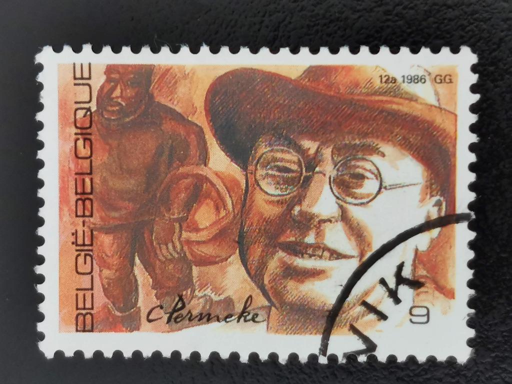 Belgie 1986 - Constant Permeke (schilder, beeldhouwer), Ophalen of Verzenden, Gestempeld, Kunst