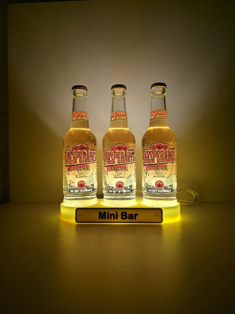Op maat gemaakte bierhouder lamp – Display met eigen tekst, Verzamelen, Biermerken, Ophalen of Verzenden, Nieuw, Flesje(s), Overige merken