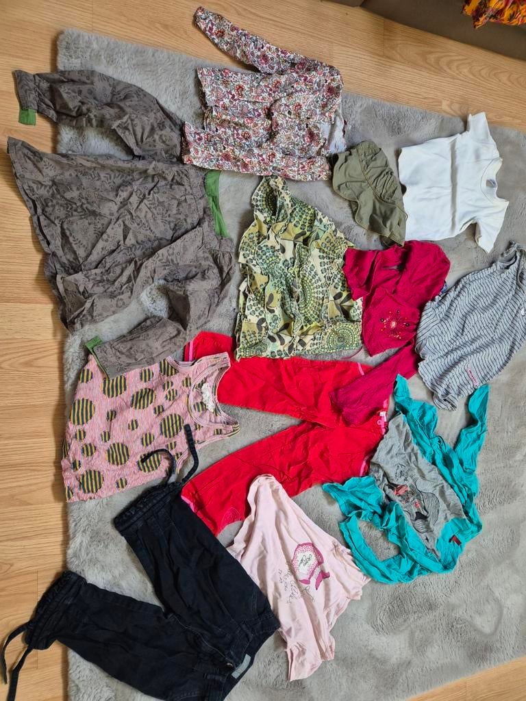Lot 12 pièces fille 4/5 ans, Enlèvement ou Envoi, Utilisé