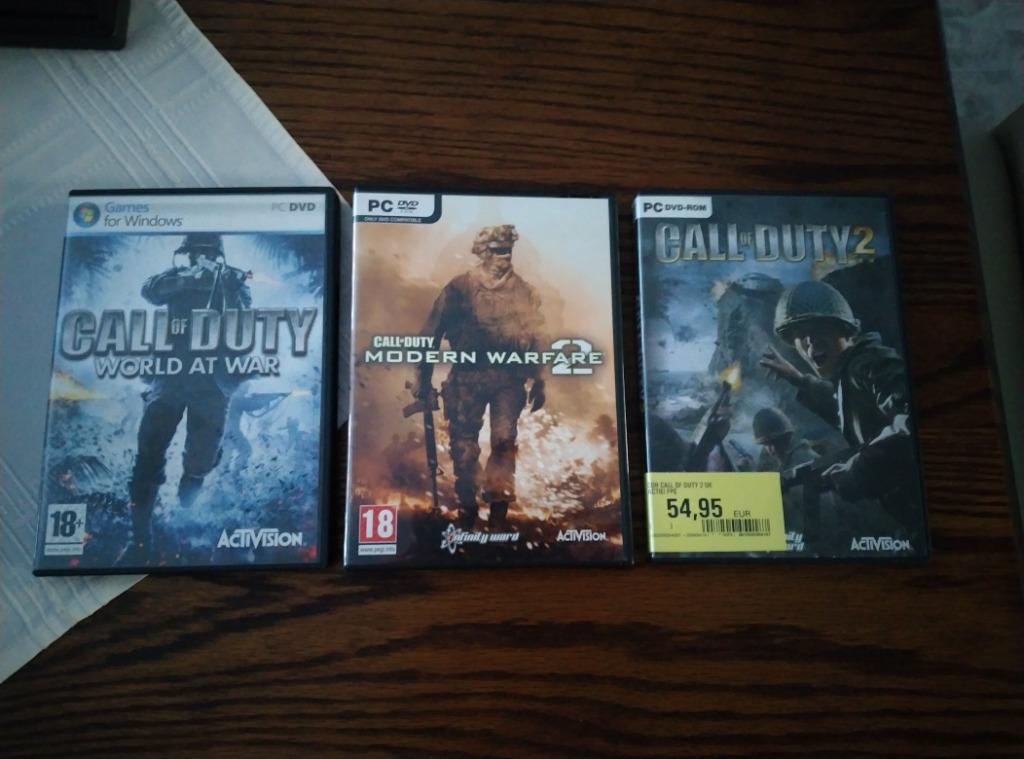 Call of Duty, 3 spellen, Enlèvement ou Envoi, Utilisé