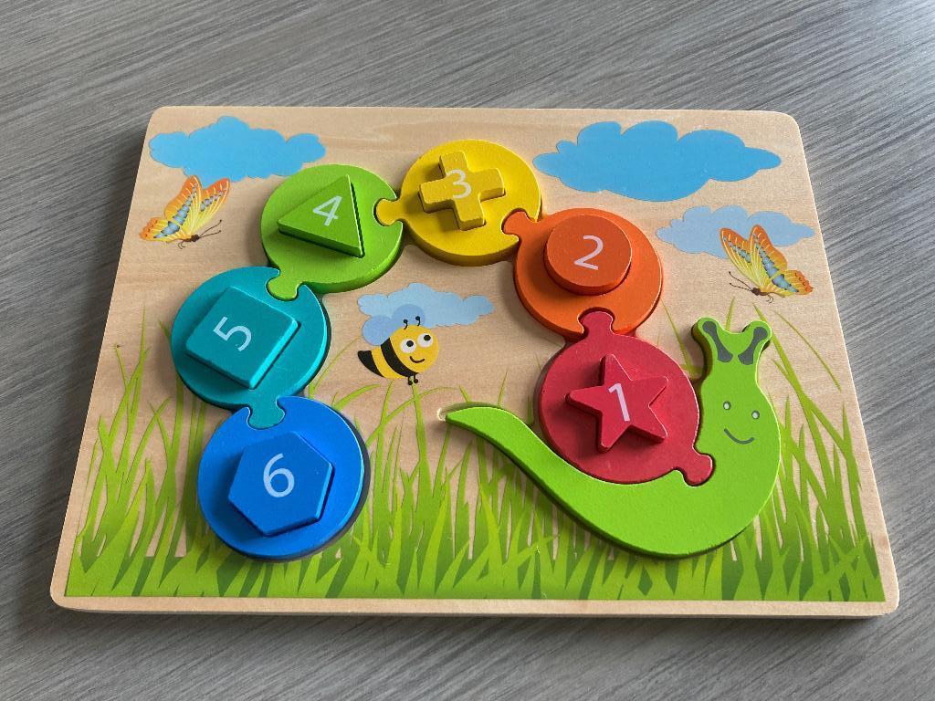 Houten puzzelspel. Rookvrij. Perfecte staat, Ophalen of Verzenden, Zo goed als nieuw, Overige typen