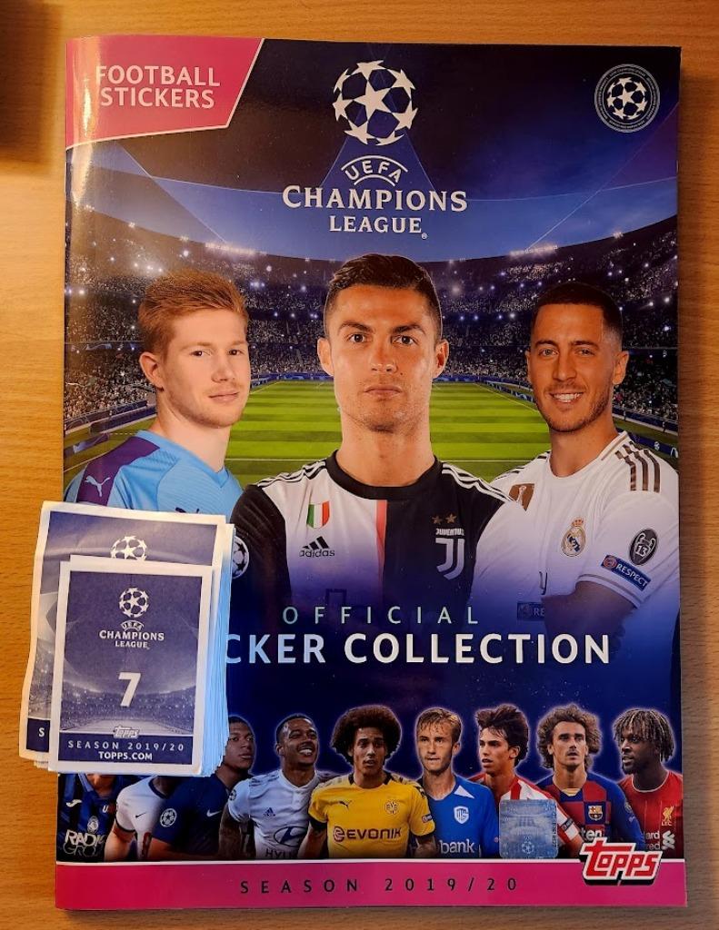 Champions League 2019 2020 - Topps stickers collection compl, Ophalen of Verzenden, Nieuw, Losse kaart