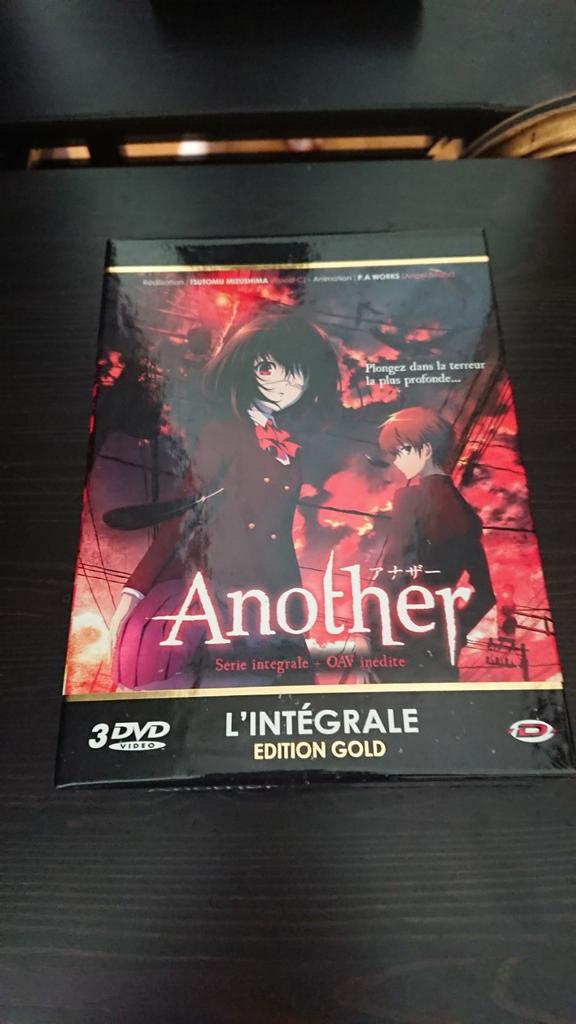 Coffret DVD Another l'intégrale Edition Gold, Ophalen of Verzenden, Zo goed als nieuw, Anime (Japans), Tekenfilm