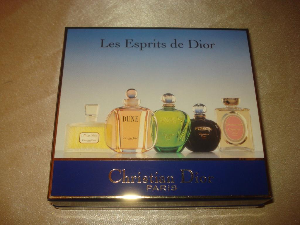 DIOR Coffret Vintage de 5 Miniatures "Les Esprits de Dior", Collections, Enlèvement ou Envoi, Neuf, Miniature, Plein