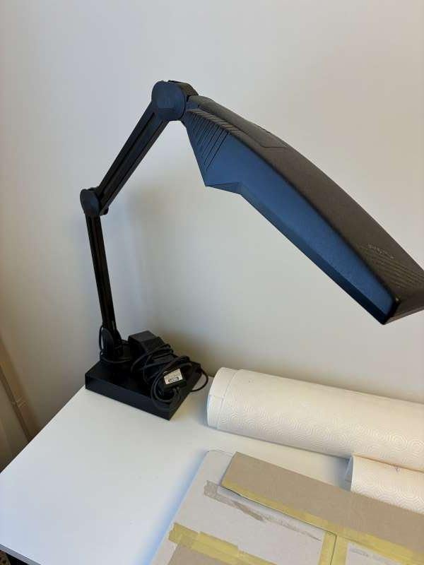 Vintage architectenlamp, bureaulamp Luxo Sonnet., Antiek en Kunst, Ophalen of Verzenden