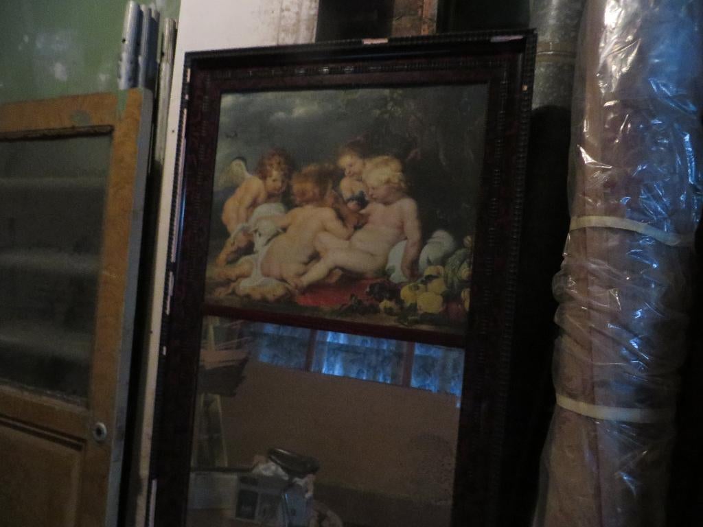 Miroir art déco 1923, Enlèvement