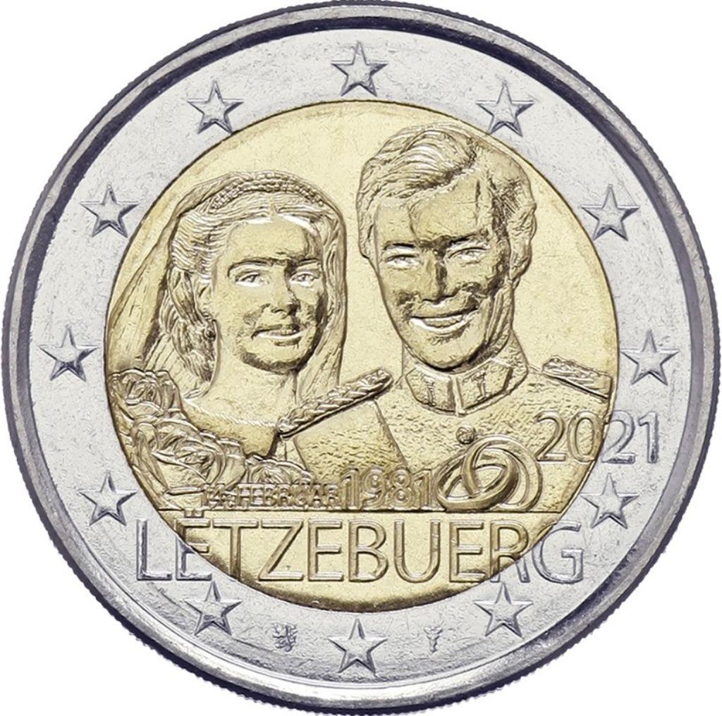 2 euros Technique de secours pour le mariage Luxembourg 2021, Enlèvement ou Envoi, Luxembourg, 2 euros