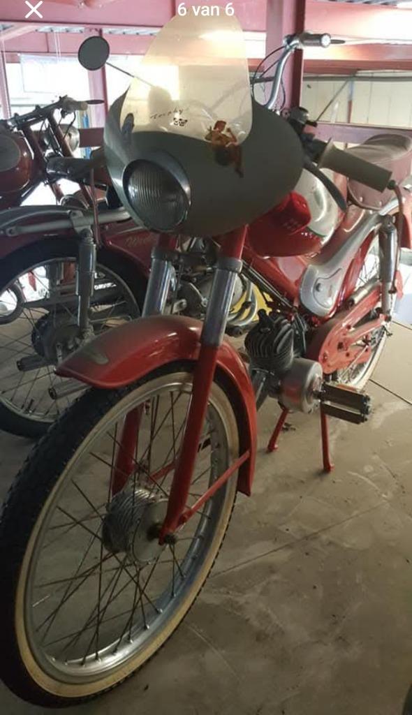 Te koop verschillende oldtimer bromfietsen, Ophalen