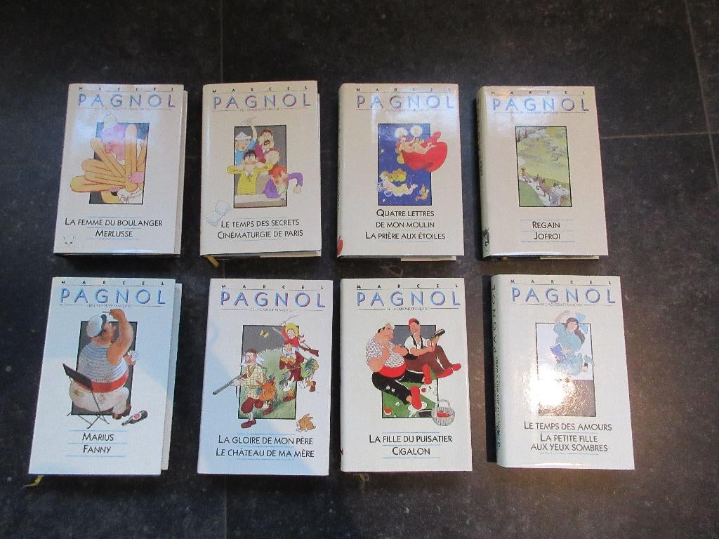8 livres de Marcel PAGNOL lecture de l'académie fraçaise, Enlèvement