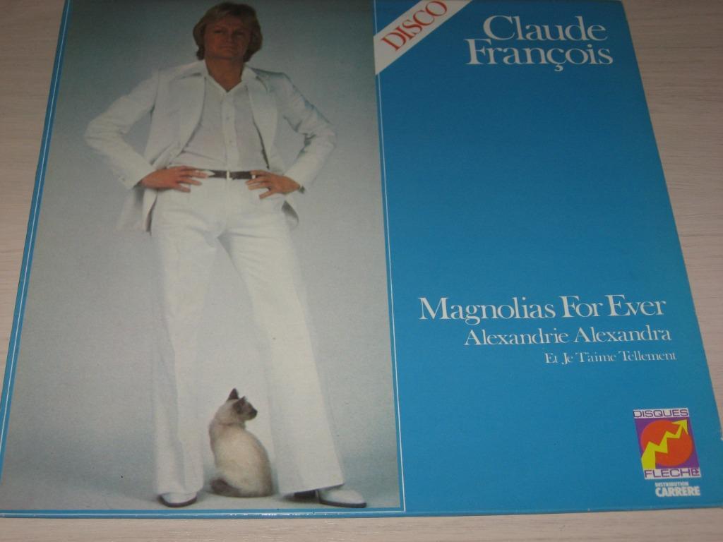 Disque vinyl 33 tours Claude François Magnolias For Ever, Ophalen of Verzenden, Zo goed als nieuw