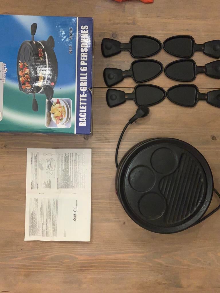 Appareil à raclette 6 pers, Gebruikt