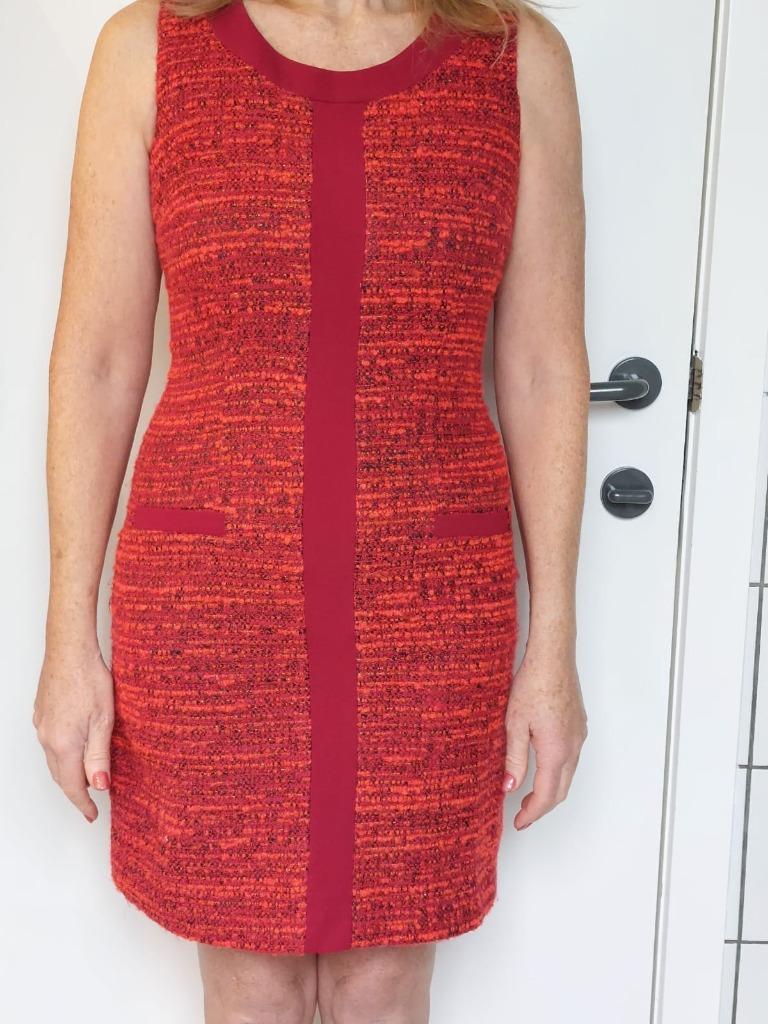Rood winterkleedje Giovane maat 36, Kleding | Dames, Jurken, Ophalen of Verzenden, Zo goed als nieuw, Maat 36 (S), Giovane
