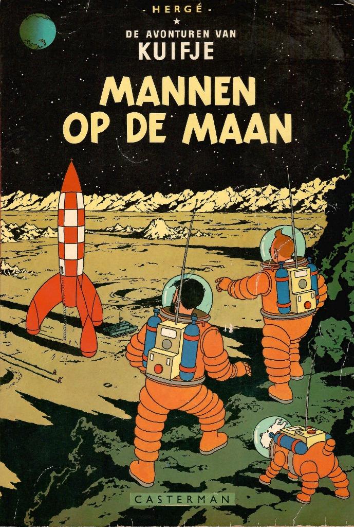 Kuifje: Mannen op de maan (1954), Eén stripboek, Hergé, Ophalen, Gelezen