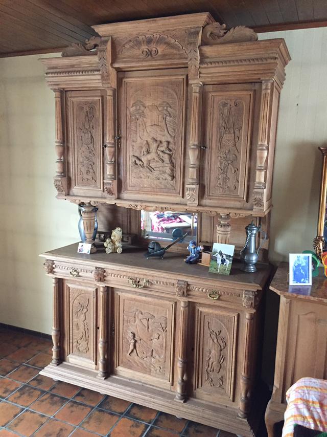 Antieke eetkamer, Ophalen, Gebruikt